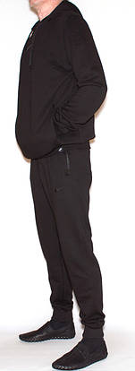 Спортивний костюм чоловічий чорний  S,M,L,XL, XXL, фото 2