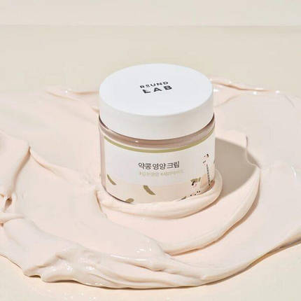 Поживний крем з екстрактом соєвих бобів та керамідами ROUND LAB Soybean Nourishing Cream - 80 мл, фото 2