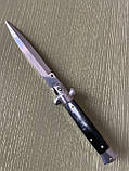 Ніж автоматичний Італійський стилет Frank Beltrame Classsic 2.0 23 см brazilian horn bayonet, фото 2