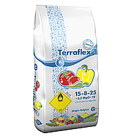 Добриво Terraflex-T / ТЕРАФЛЕКС / 15-8-25 + 3,5 MGO + ТІ томат, перець, баклажани, картопля 25 кг