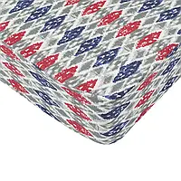 Простирадло Iris Home ранфорс - Fresco червоний 160*200+25 на резинці