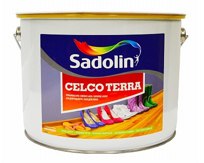 Celco Terra 90 - Гляцевий лак із високою зносостійкістю для дерев’яних і бетонних підлог, фото 1