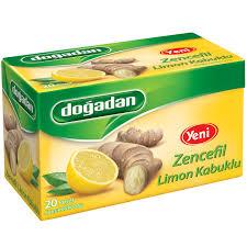 Чай трав'яний з цедрою імбиру та лимона DOGADAN для імунітету та травлення
