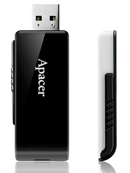 Флешка 64Гб USB 3.0 чорний AH350 Apacer