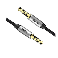 Аудіокабель BASEUS CAM30-CS1 AUX чорний/срібний, фото 2