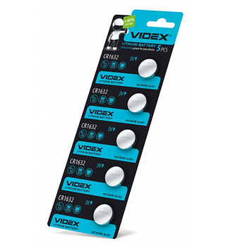 Батарейка CR1632 (бл-5шт) Videx