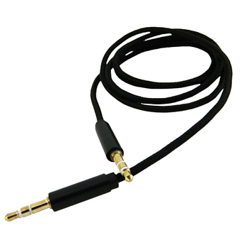 Аудіокабель WALKER H174 AUX тонкий чорний