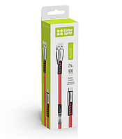 Кабель USB MicroUSB ColorWay CW-CBUM011-RD 2,4A 1м червоний, фото 3