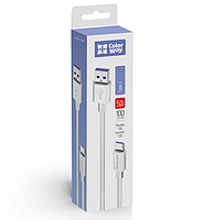 Кабель USB Type-C ColorWay CW-CBUC019-WH 5,0А 1м білий, фото 4