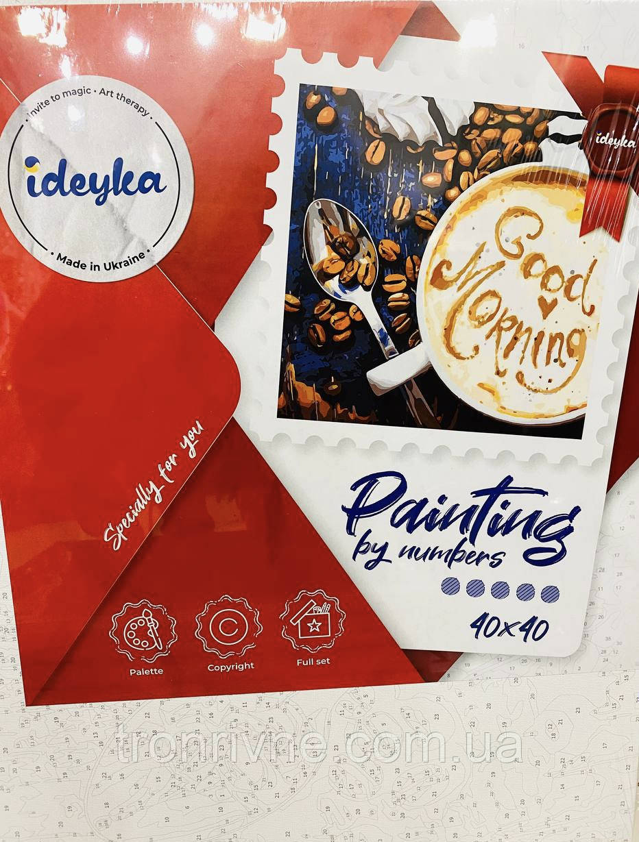 Картина за номерами 40 х 40 см Good morning, фото 1