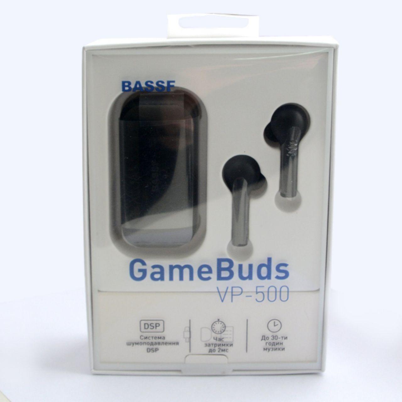 Навушники бездротові Voltex Bassf GameBuds VLTX322 чорний, фото 1