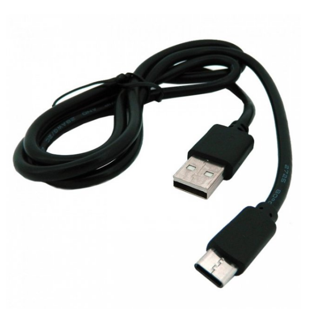 Кабель USB Type-C WALKER 110 1,0А 1м чорний, фото 1