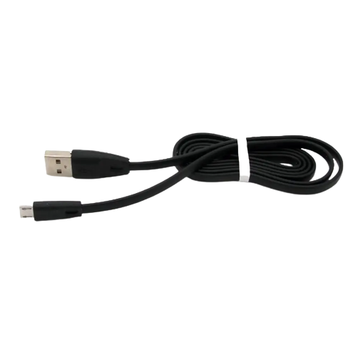 Кабель USB MicroUSB WALKER C320 2,1А 1м чорний, фото 1