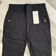 Штани жіночі бавовна з бамбуком Kenalin, розмір 5XL-6XL, чорні, 509-3, фото 2