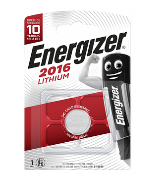 Батарейка CR2016 (бл-1шт) Energizer
