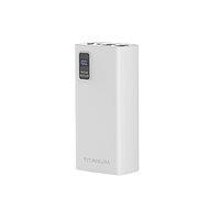 Павербанк 30000mAh Titanum TPB-728S-W 22,5W QC+PD білий, фото 4