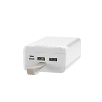 Павербанк 30000mAh Titanum TPB-914-W білий, фото 5