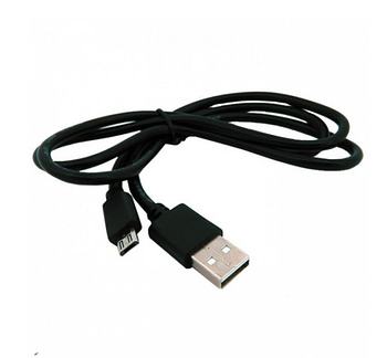 Кабель USB MicroUSB WALKER 110 1А 1м чорний