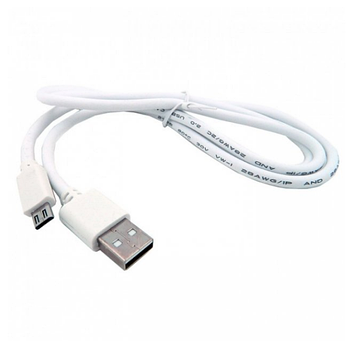 Кабель USB MicroUSB WALKER 110 1А 1м білий