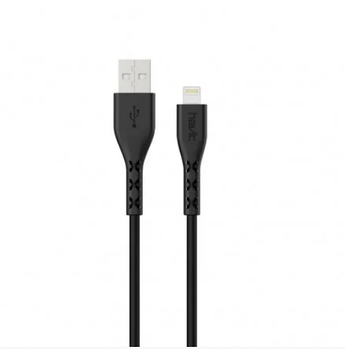 Кабель USB Lightning Havit HV-H66  2,0A 1м чорний