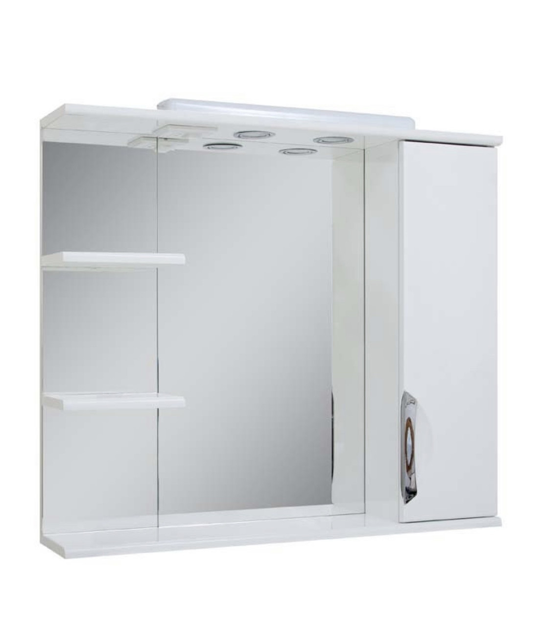 Дзеркальна шафка для ванної кімнати 80 см "Alveus"