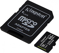 Карта пам'яті microSDXC 64Гб Class 10 (UHS-1) 100Мб/с Kingston Canvas Select Plus + adapter SD, фото 2