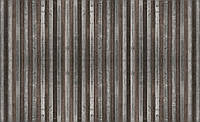 Фото обои в зал 254x184 см Темные и светлые деревянные рейки (1090P4)+клей