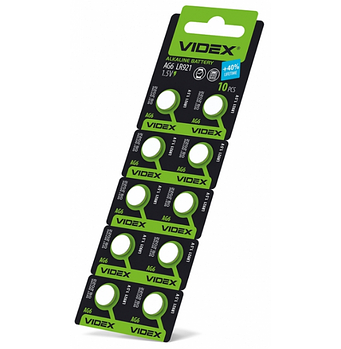 Батарейка G6/LR69/LR921/371 (бл-10шт) Videx
