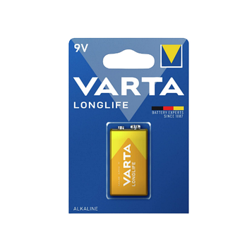 Батарейка лужна 9V/6LR61 (бл-1шт) VARTA Longlife