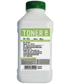 Тонер для HP LJ1010/1012/1015 100 г TH-1010 ColorWay