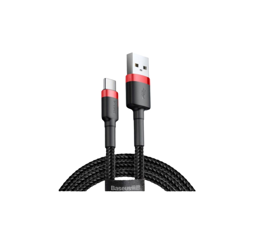 Кабель USB Type-C BASEUS CATKLF-C91 Cafule 3,0A 2м червоний/чорний, фото 1