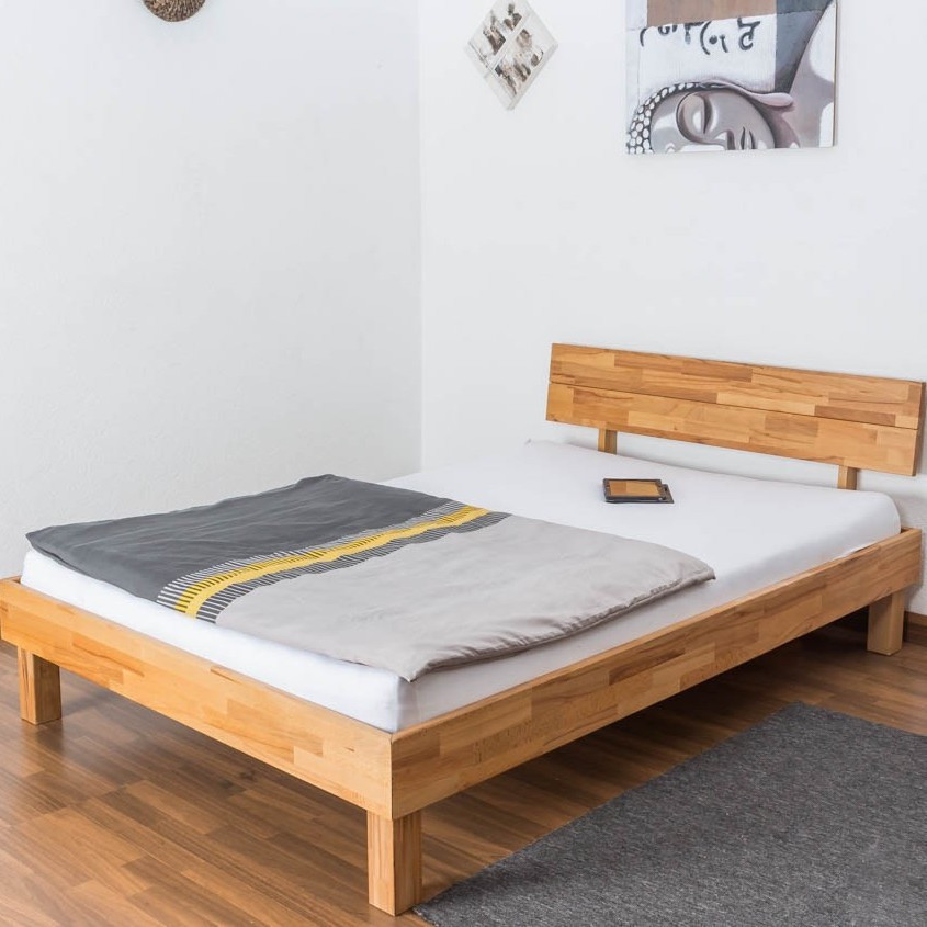 Ліжко полуторне B108 140х200 дерево бук ТМ Mobler