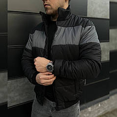 Куртка мужская стильная весенняя демисезонная, куртка asos черная, наполнитель SlimTex premium М/48