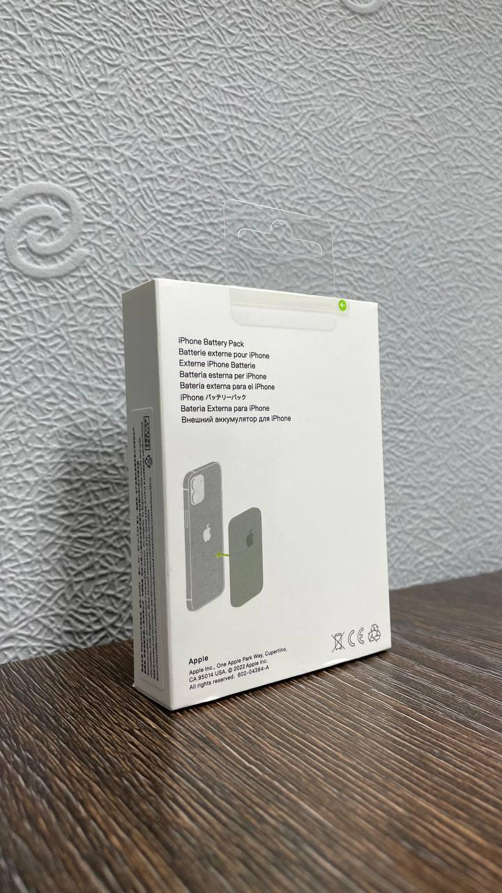 Apple battery pack Magsafe 5000mAh с реверсивной зарядкой, повербанк максейв на магните - фото 5 - id-p1755763313