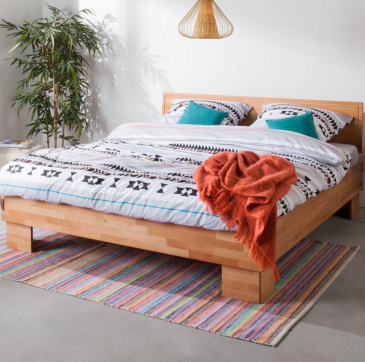 Ліжко полуторне B113 160х200 дерево бук ТМ Mobler