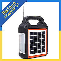 Беспроводной уличный Фонарь и FM Solar EP-0168 | Bluetooth-колонка с фонариком