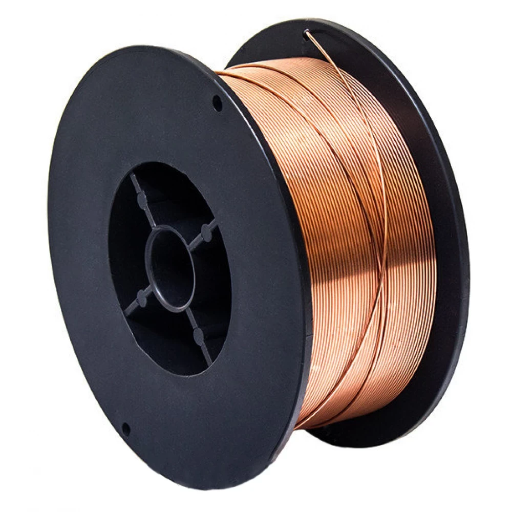 Дріт зварювальний мідний Vulkan ER70S-6, 1.0 мм, 15 кг, фото 1