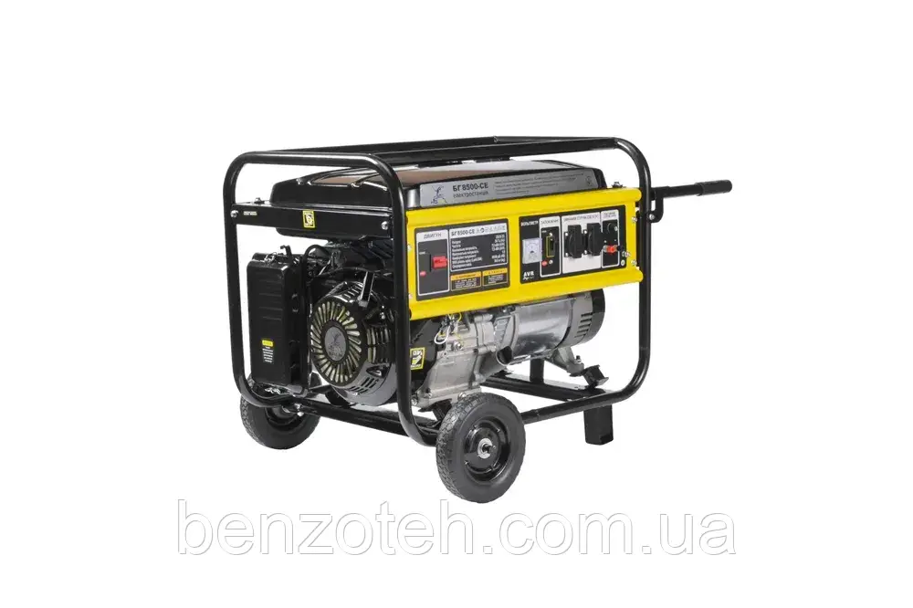 Генератор бензиновий Hohol БГ 8500-СЕ (230 B/7,0 - 7,5 кВт) мідь, з ручним запуском, фото 1