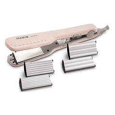 Праска для волосся випрямляч щипці гофре MAGIO МG-175P Pink (Niz14133)