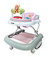 Дитячі ходунки 3 в 1 (ходунки+качалка+каталка) Carrello Libero (Каррелло Ліберо) CRL-9602/3 Pink, фото 2