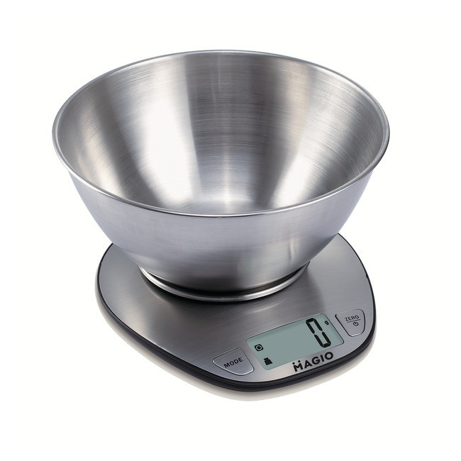 Ваги кухонні з чашею електронні MAGIO MG-691 Metal (Niz14100)