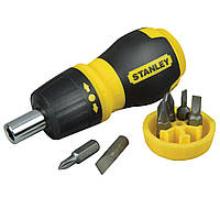 Реверсивна викрутка Stanley Stubby Multibit 0-66-358 з набором біт