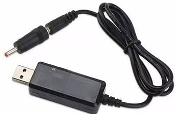 Адаптер живлення перетворювач USB 5В на 9В + Перехідник гніздо DC 5.5/2.1 - штекер DC DC 3.5/1.35