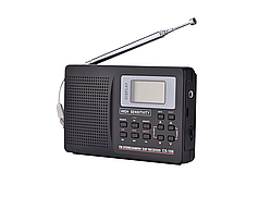 Радіоприймач цифровий CS-106, AM (MV)/SW/FM, годинник, будильник, AAx2/microUSB