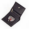 Маленький чоловічий вертикальний гаманець Karya 0953-45 шкіряний чорний, фото 5