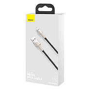 Короткий кабель Lightning на USB Baseus 2.4A Cafule Series Metal 0.25м (чорний), фото 9