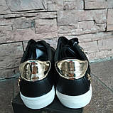 Сліпони чорні з металевими зірочками збоку, фото 3