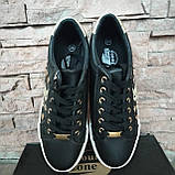 Сліпони чорні з металевими зірочками збоку, фото 4