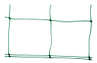 Сітка натяжна, PLANT NET, 8 г/м2, 15x17 см, 2x10м, AS-CN08151720010, фото 2