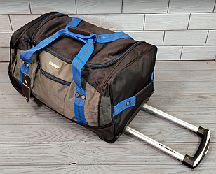 Мала дорожня сумка на коліщатках з телескопічною ручкою/Дорожній сумка ручна поклажа 116-19